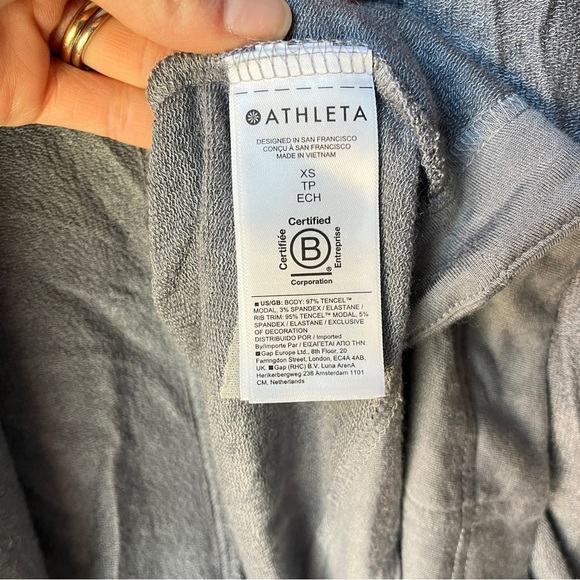 Athleta Pranayama Restore Open Cardigan Wrap Sweater - Picture 9 of 10